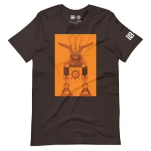 Tee “Love on Machine” Black heather